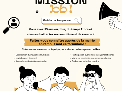 Mission Job à la Mairie de Pomponne !